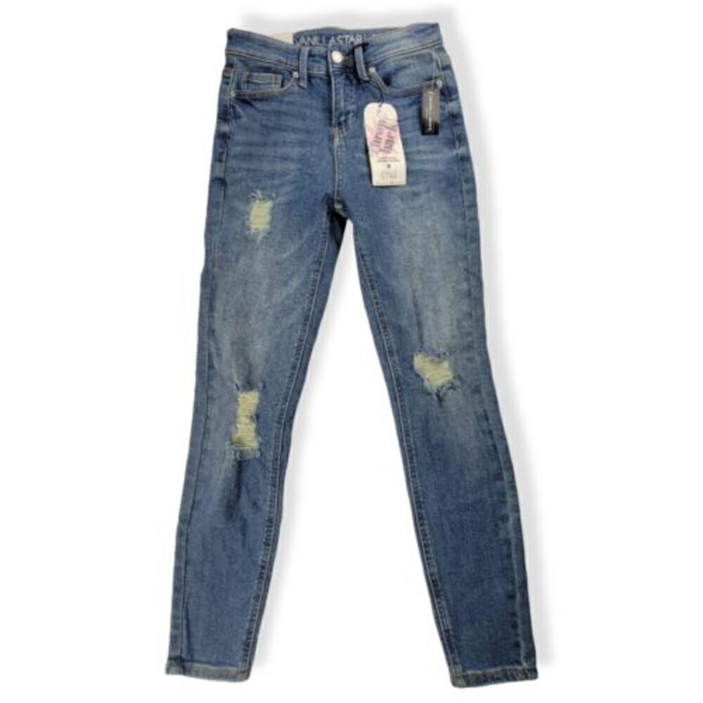 Vanilla Star Distressed High Rise Skinny Jeans Juniors Size 3